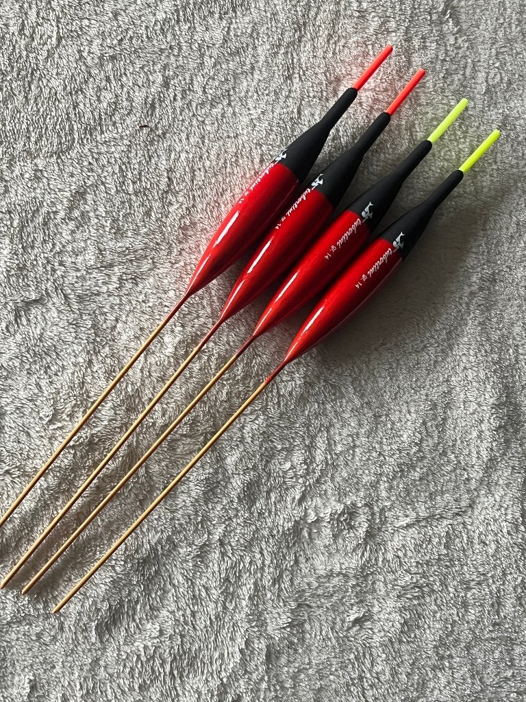 adv 211 / NIEUW set 4 dobbers TUBERTINI 14 gram, Ophalen of Verzenden, Nieuw, Dobber of Lood