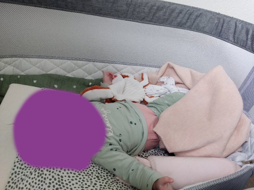 Baninni Nesso Co-sleeper Grey, Ophalen, Zo goed als nieuw, Wieg