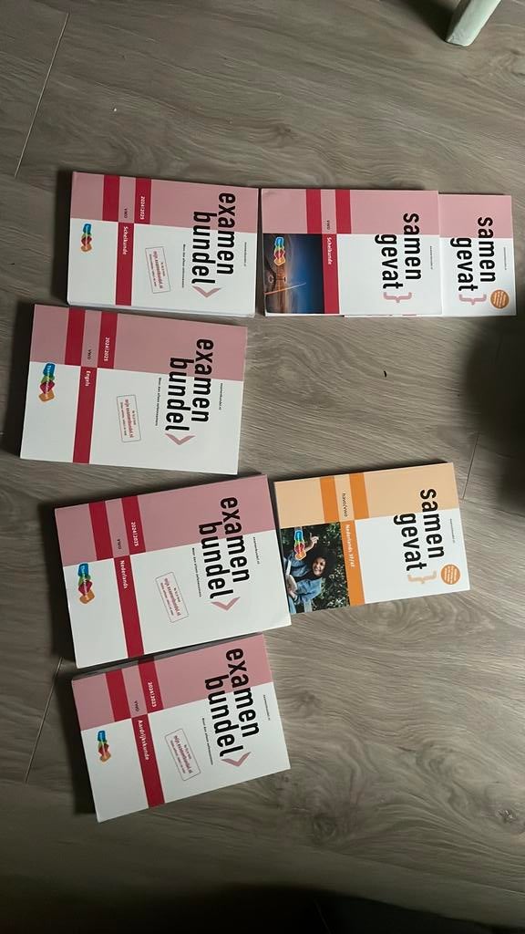VWO Examenbundel en samengevat 24/25, Boeken, Schoolboeken, Zo goed als nieuw, Overige vakken, VWO, Ophalen