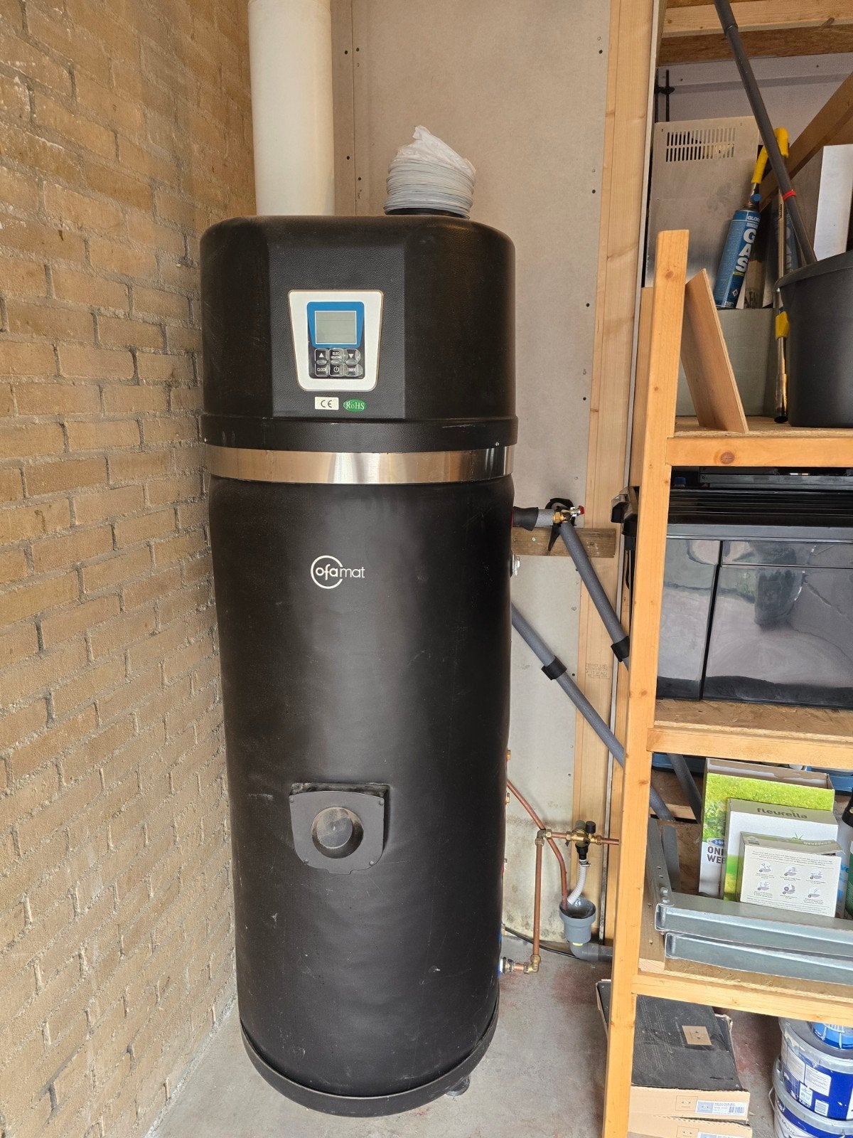 Ofamat Warmtepompboiler - Efficiënte Warmwateroplossing, Ophalen, Gebruikt, 100 liter of meer, Boiler