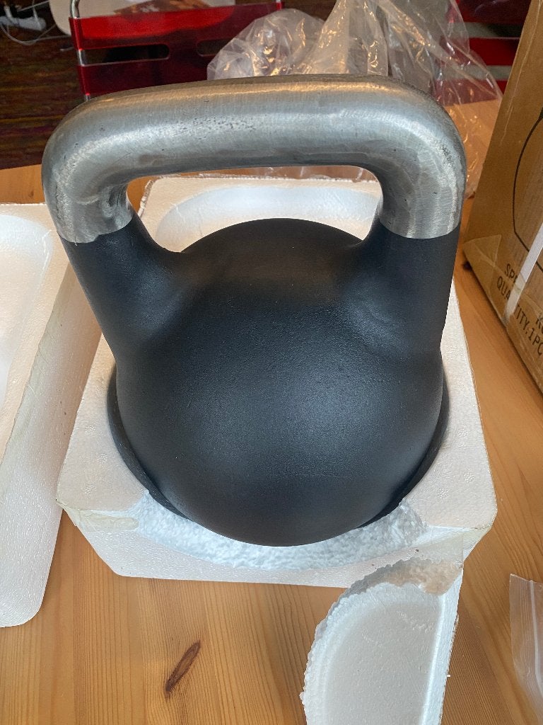 Verstelbare competitie kettlebell 12-32 kg, Sport en Fitness, Fitnessmaterialen, Ophalen, Nieuw, Rug, Kettlebell