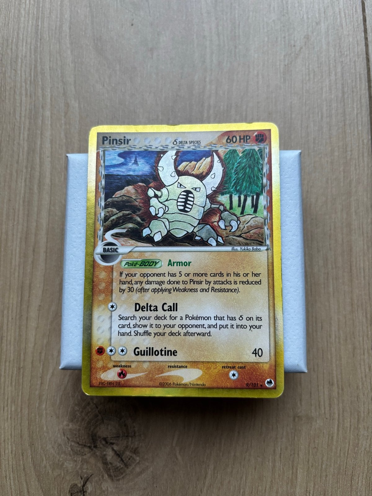 Pinsir pokemon kaart in goeie staat, Ophalen of Verzenden, Zo goed als nieuw