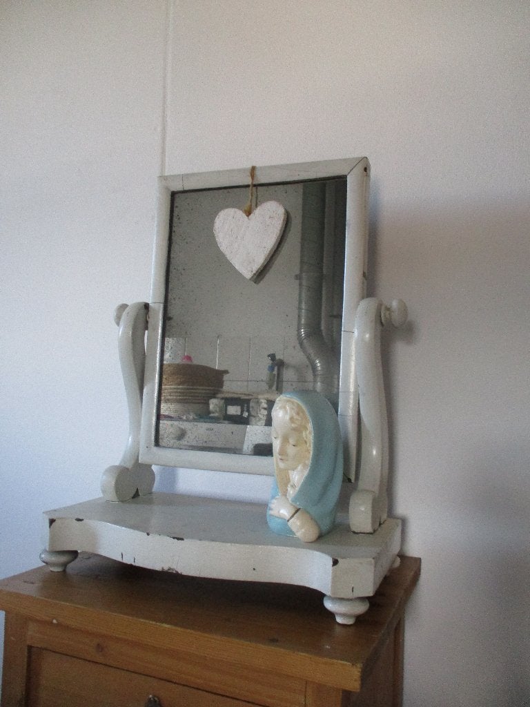 antieke vintage  brocante spiegel, Ophalen