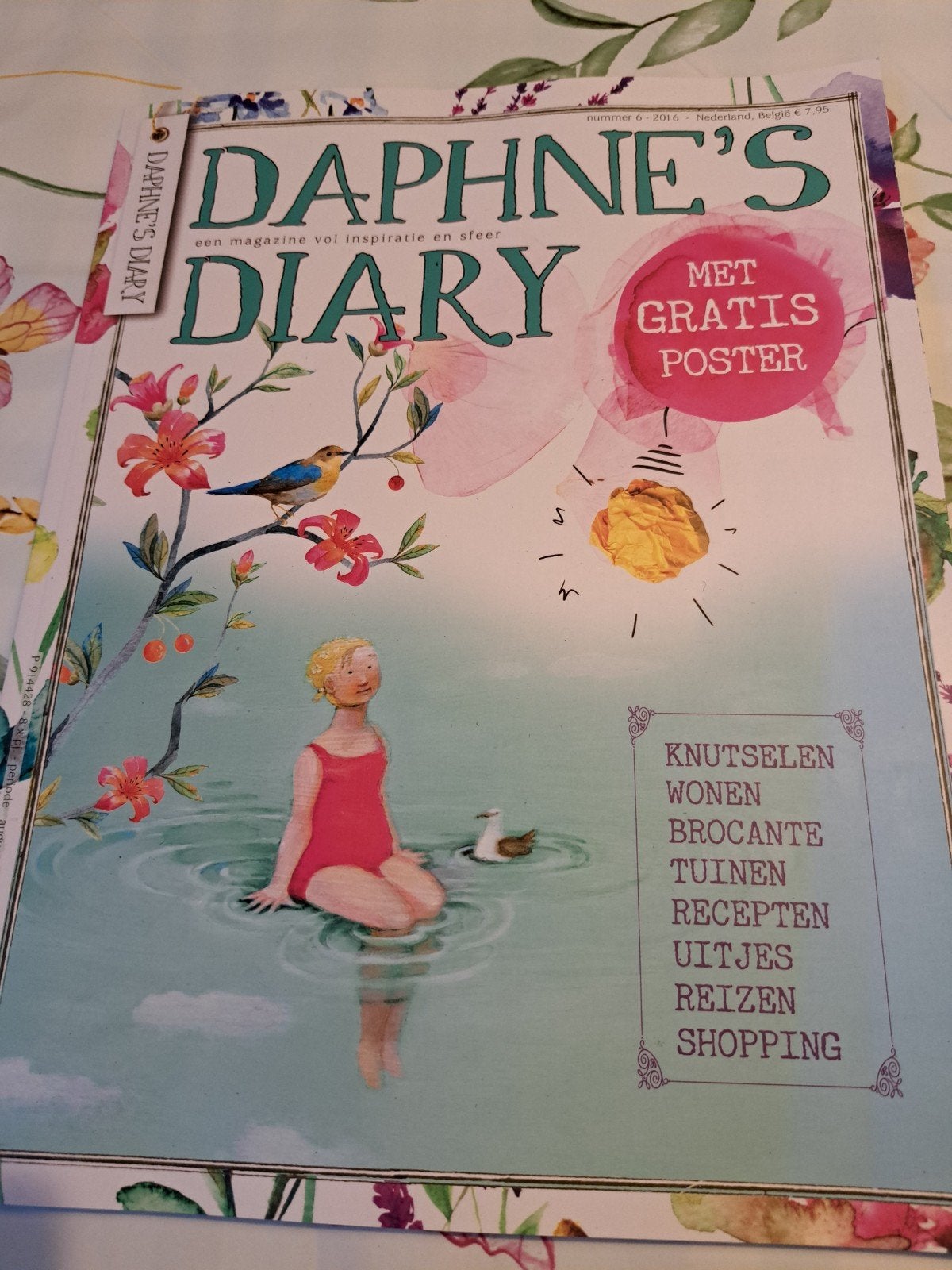 T: Daphne's Diary Magazine - Nummer 6, 2016 met Poster, Ophalen of Verzenden, Gelezen, Overige typen