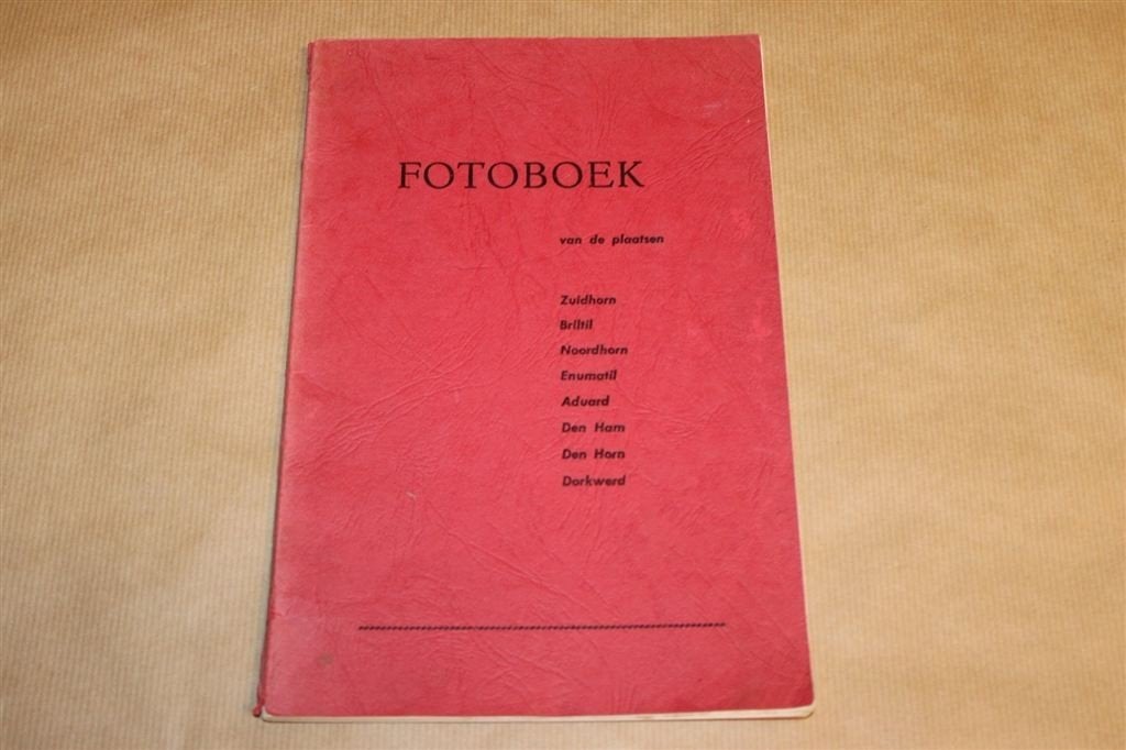Fotoboek Zuidhorn, Noordhorn & Aduard e.o. [Vintage 1973], Ophalen of Verzenden, Gelezen