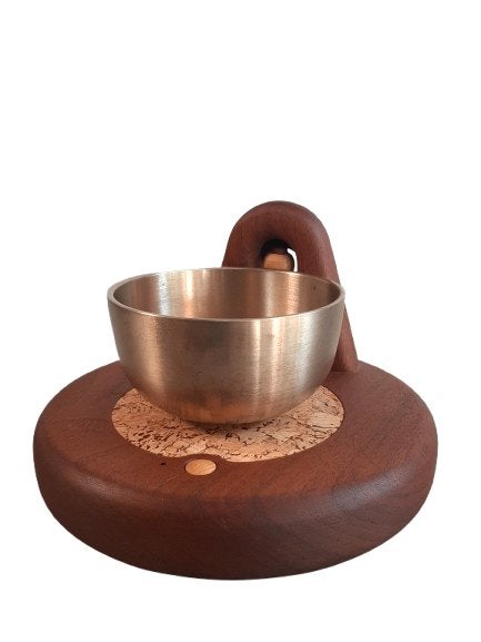 Meditatieklok Freizeit-Verein Type 1 met echte klankschaal, Ophalen of Verzenden, Zo goed als nieuw, Melodische percussie
