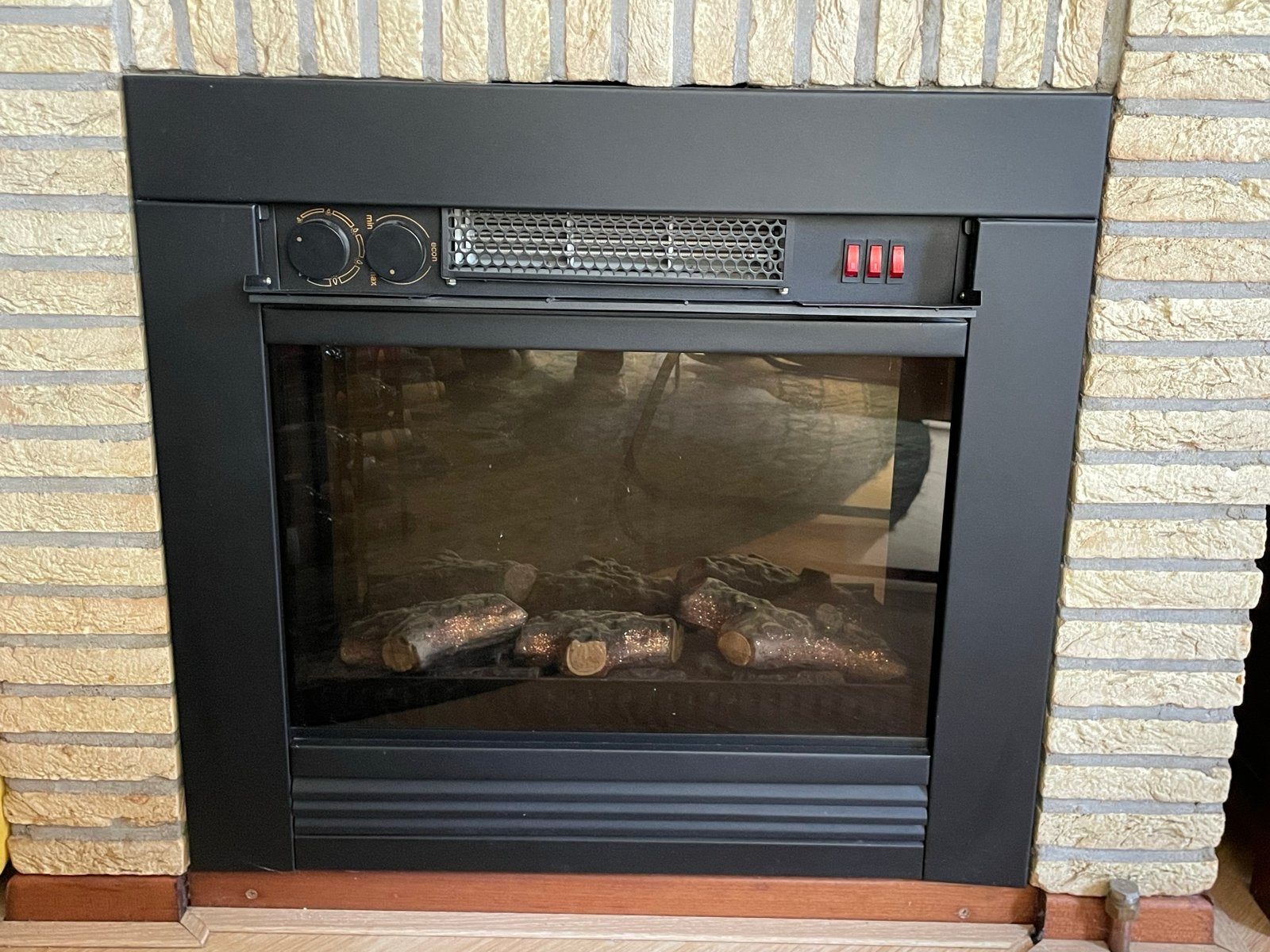 Classic Fire elektrische inzethaard AJ55, Huis en Inrichting, Haarden, Ophalen, Gebruikt, Inzethaard, Elektrische haard