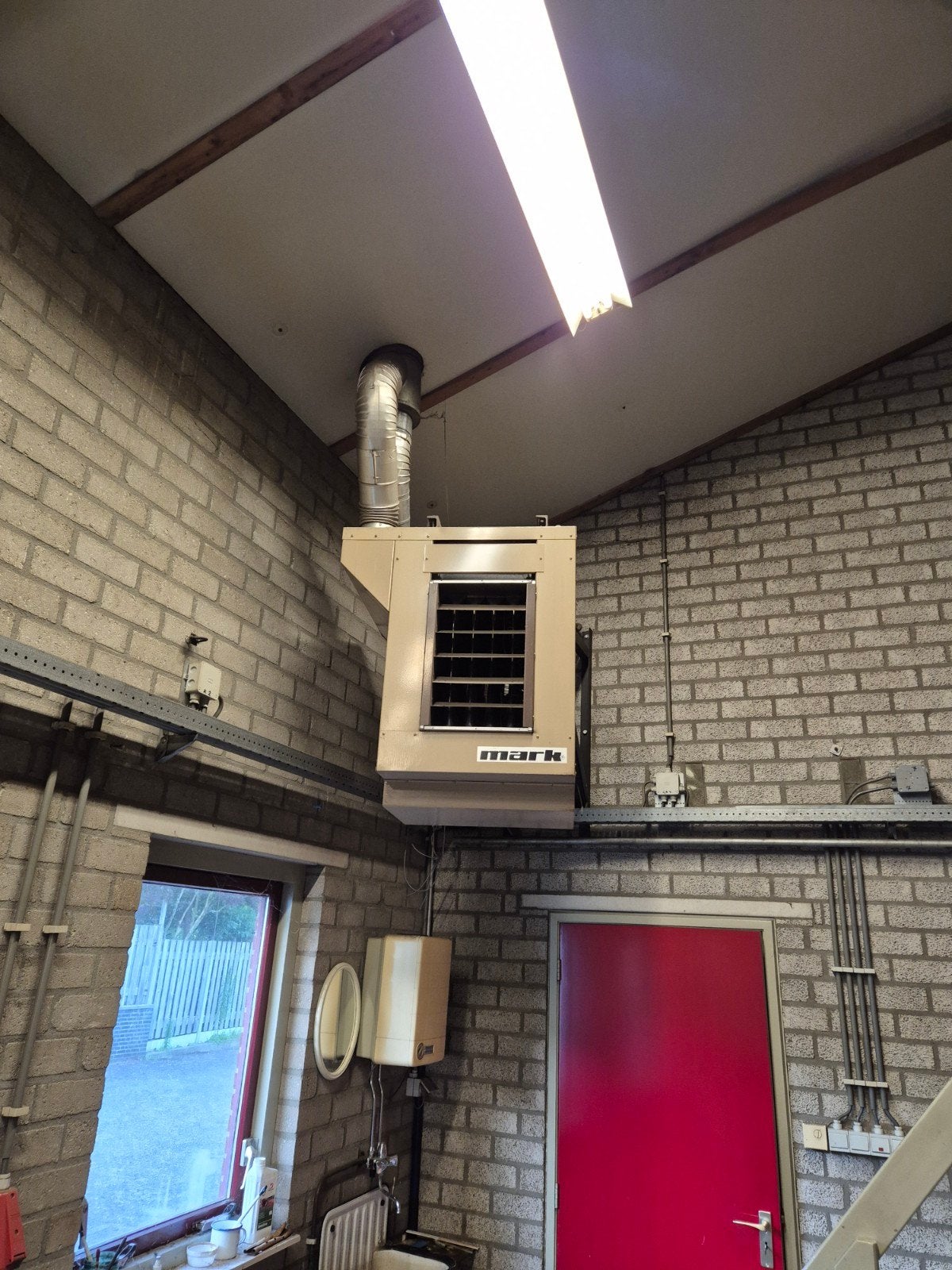 Van de Mark gasheater 19,7kWh, Ophalen, Gebruikt, Kachel, 60 tot 150 cm