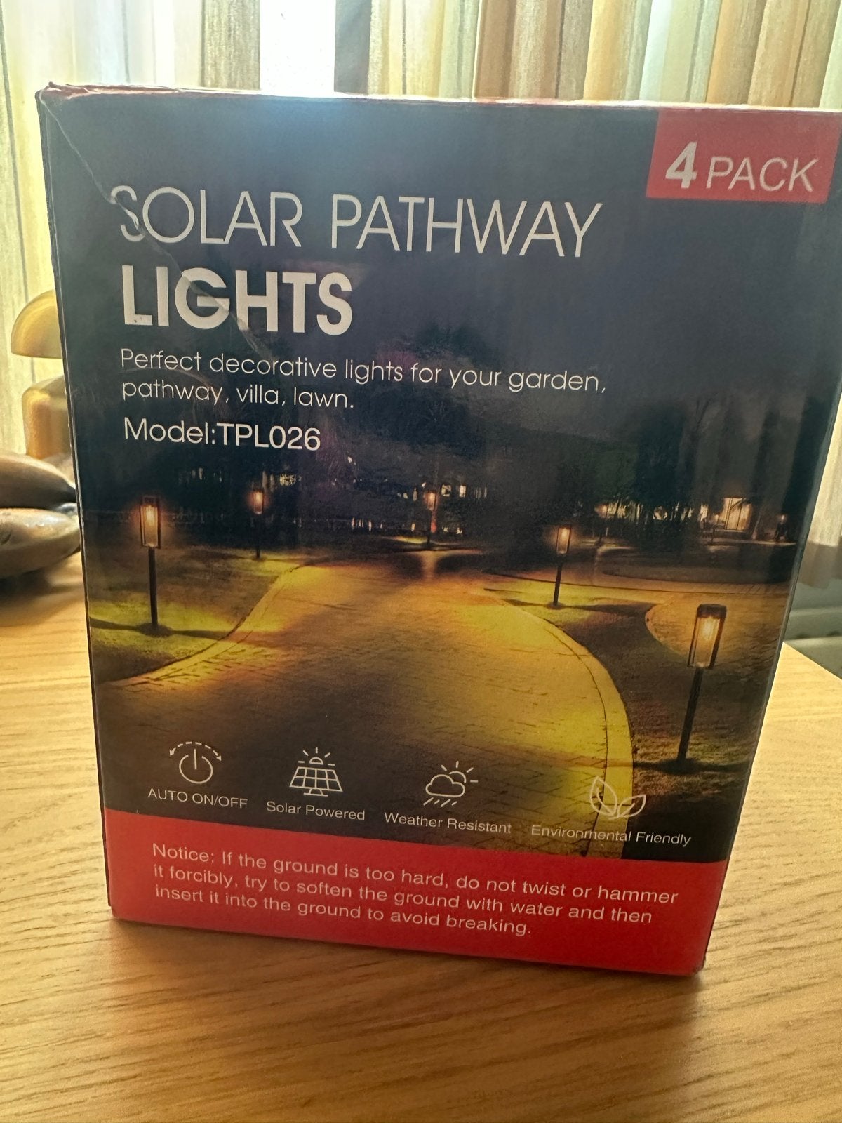 Nieuwe Solar Pathway Lights - 4 stuks, Tuin en Terras, Zonne-energie, Nieuw, Ophalen of Verzenden, Vloerlamp