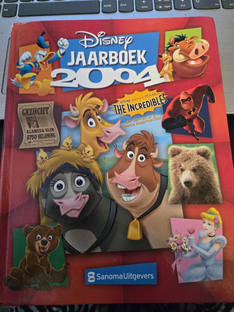 Disney Jaarboek 1e druk uit 2004,, Boeken, Ophalen, Gelezen, Walt Disney, Eén stripboek