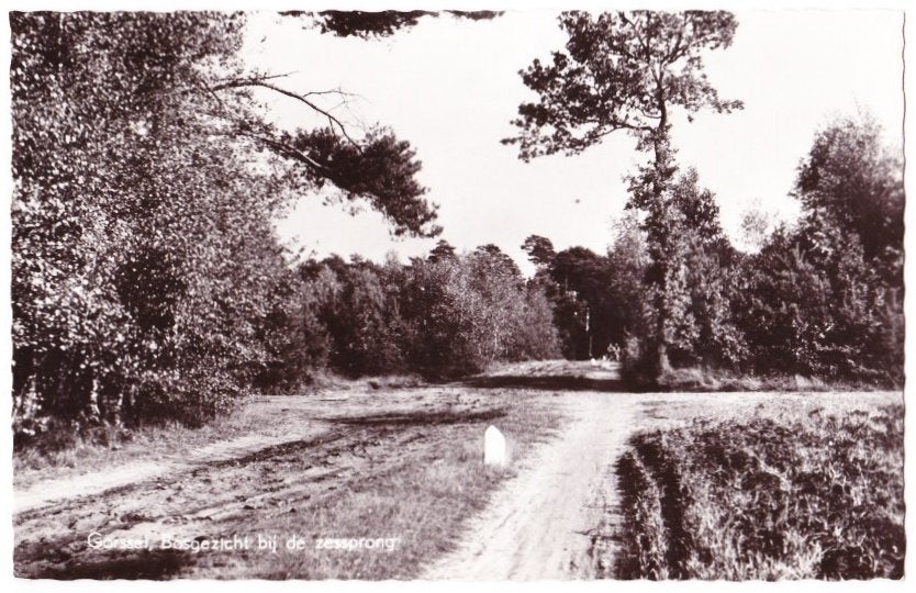 Gorssel de Zessprong Oude gelopen Ansichtkaart ( B1736 ), Ophalen of Verzenden, 1960 tot 1980, Gelopen