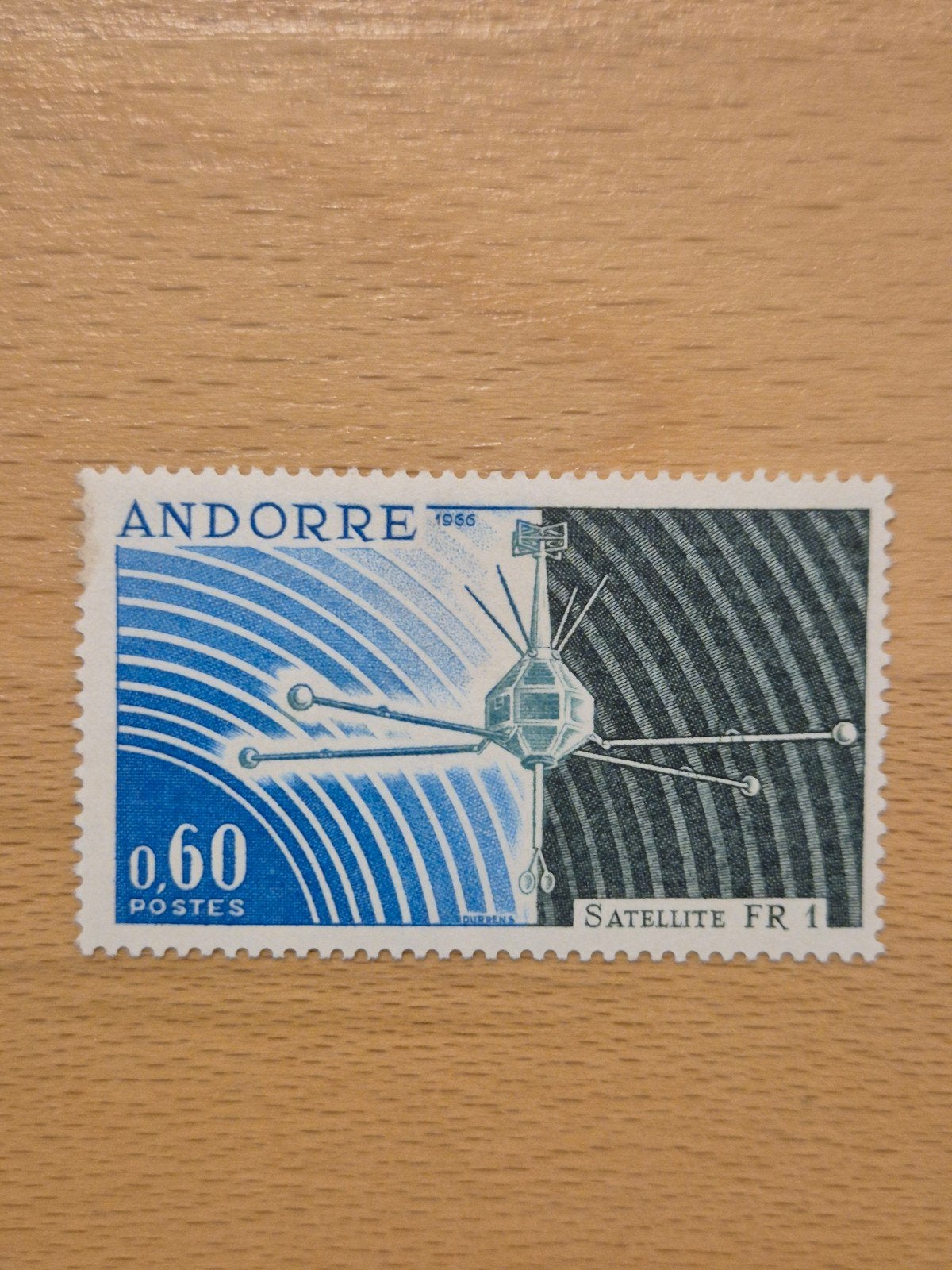Andorra 1966 ruimtevaart, Ophalen of Verzenden, Overige landen, Postfris
