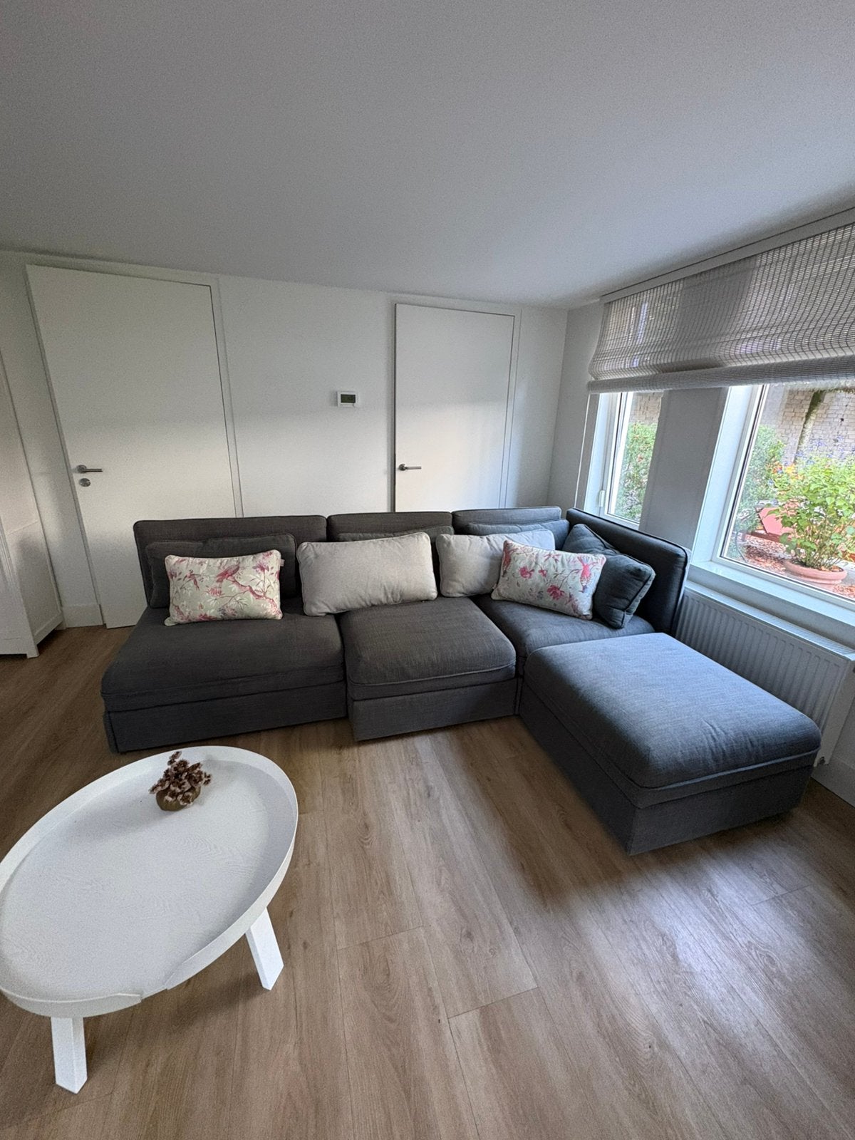 Zitbank chaise longue / slaapbank, modulair Ikea Vallentuna, Huis en Inrichting, Ophalen, 250 tot 300 cm, Overige maten, 75 tot 100 cm