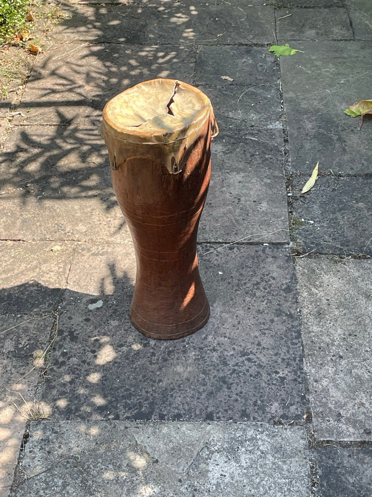 Vintage Afrikaanse Sabar/Djembe trommel - Decoratief, Ophalen of Verzenden, Gebruikt, Trommel