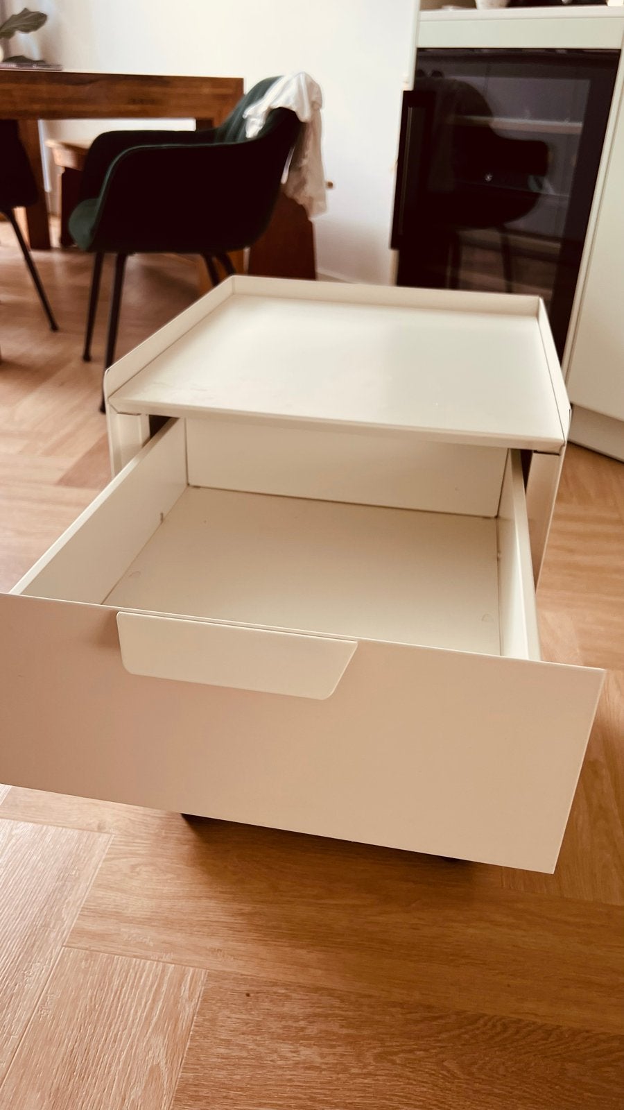 IKEA Ladeblok ALEX wit met 3 lades, Ophalen, Gebruikt