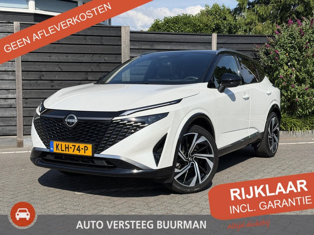 Nissan Qashqai Tekna Plus 1.3 MHEV 158PK Xtronic Automaat Na, Auto's, Nissan, 12 maanden, Automatische klimaatregeling, 1800 kg