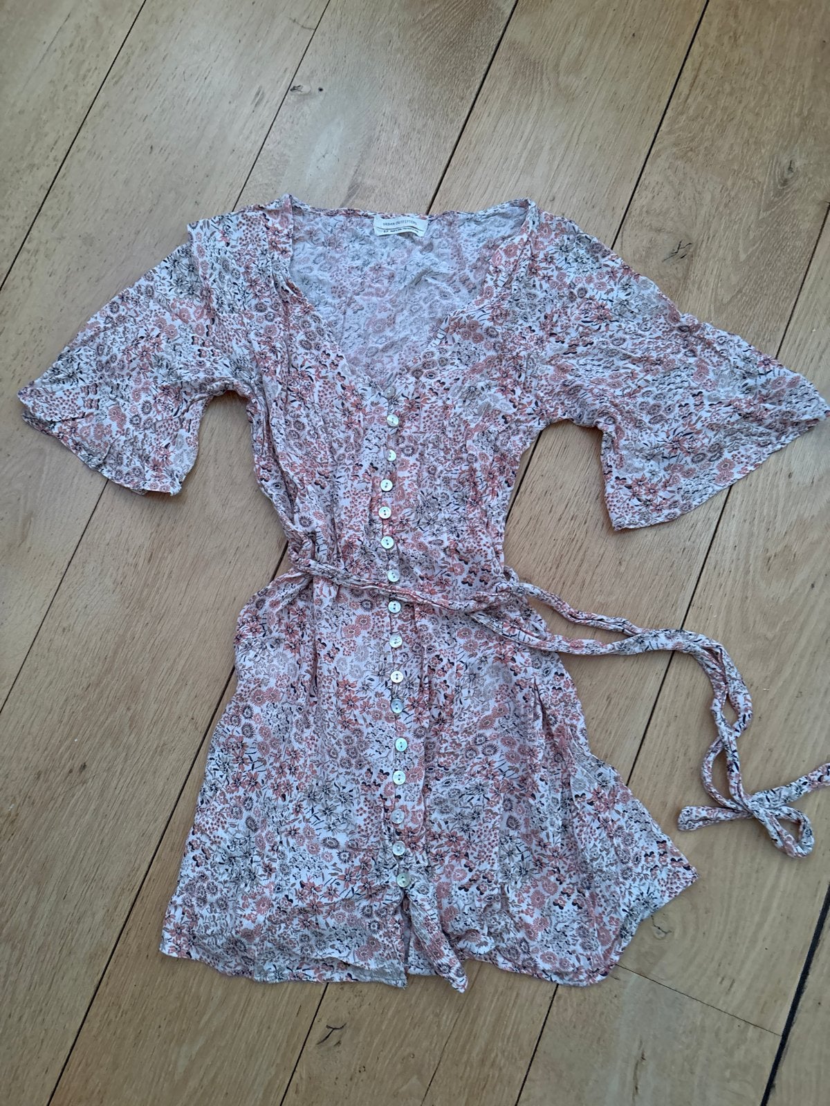 Urban Outfitters Bloemen Jurk Maat S, Meerkleurig, Ophalen of Verzenden, Maat 36 (S), Gedragen