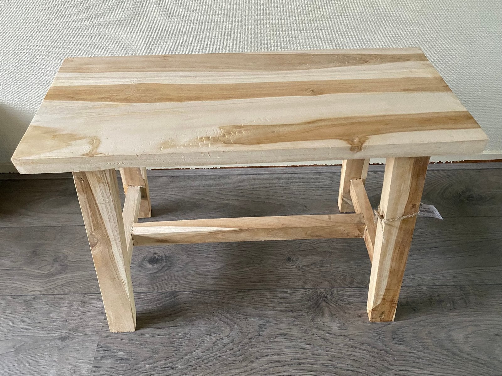 Old wooden bankje licht hoit, Ophalen, Nieuw