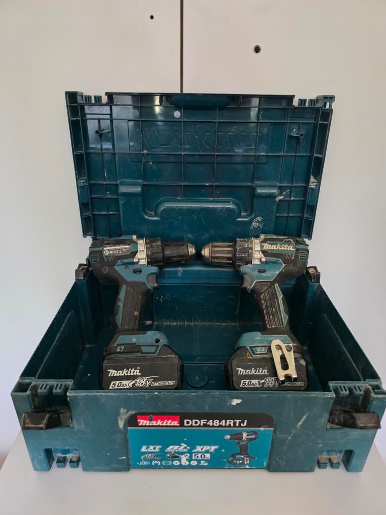 Makita DDF484 Boor-/Schroefmachine Set (2 stuks), Doe-het-zelf en Verbouw, Gereedschap | Boormachines, Variabele snelheid, Ophalen of Verzenden