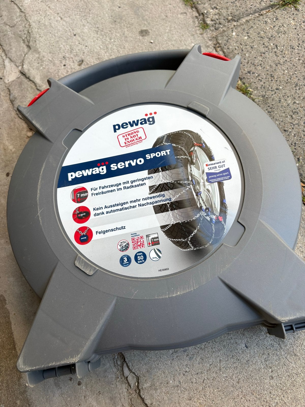 Pewag Servo Sport sneeuwkettingen RSS 73, Ophalen, Gebruikt