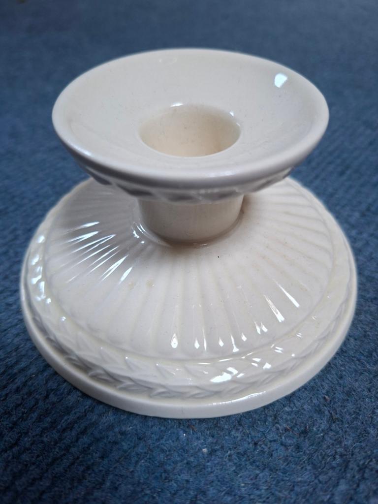 Wedgwood Edme Plain kaarsenstandaard, Huis en Inrichting, Ophalen of Verzenden, Zo goed als nieuw, Overige materialen, Minder dan 25 cm