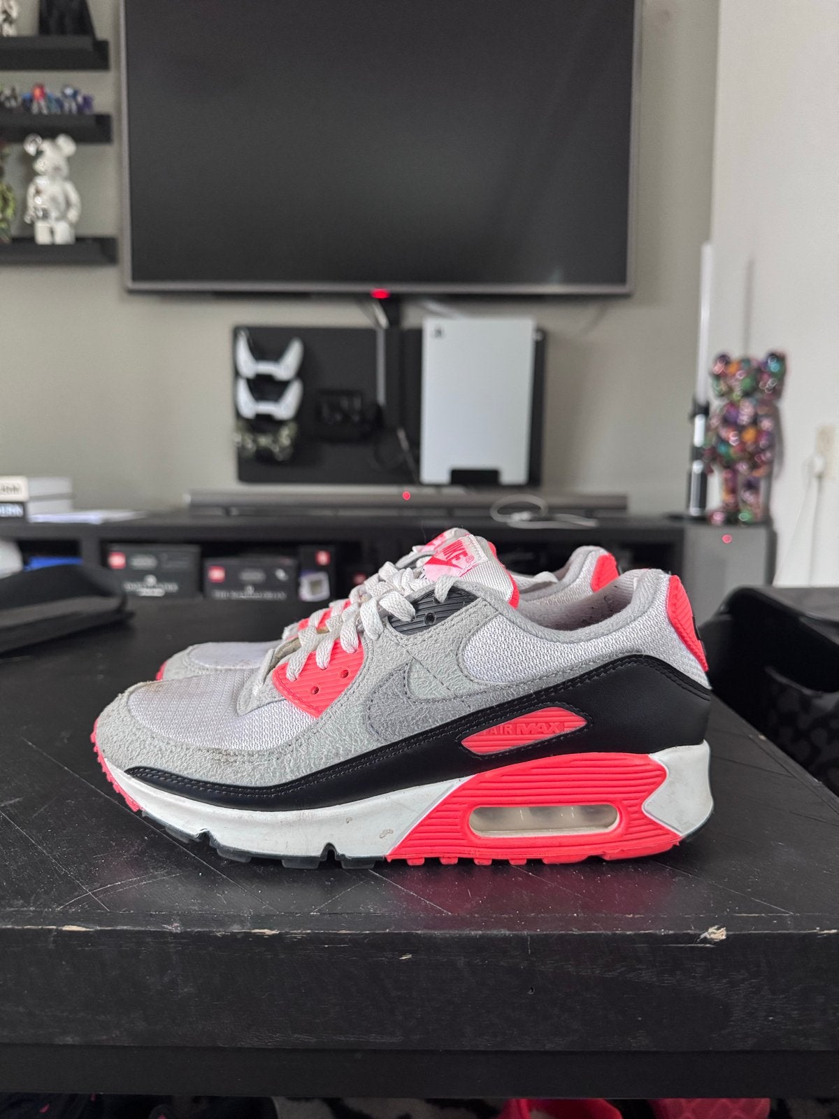 Nike Air Max 90 39 infrared, Wit, Ophalen of Verzenden, Sneakers of Gympen, Gedragen