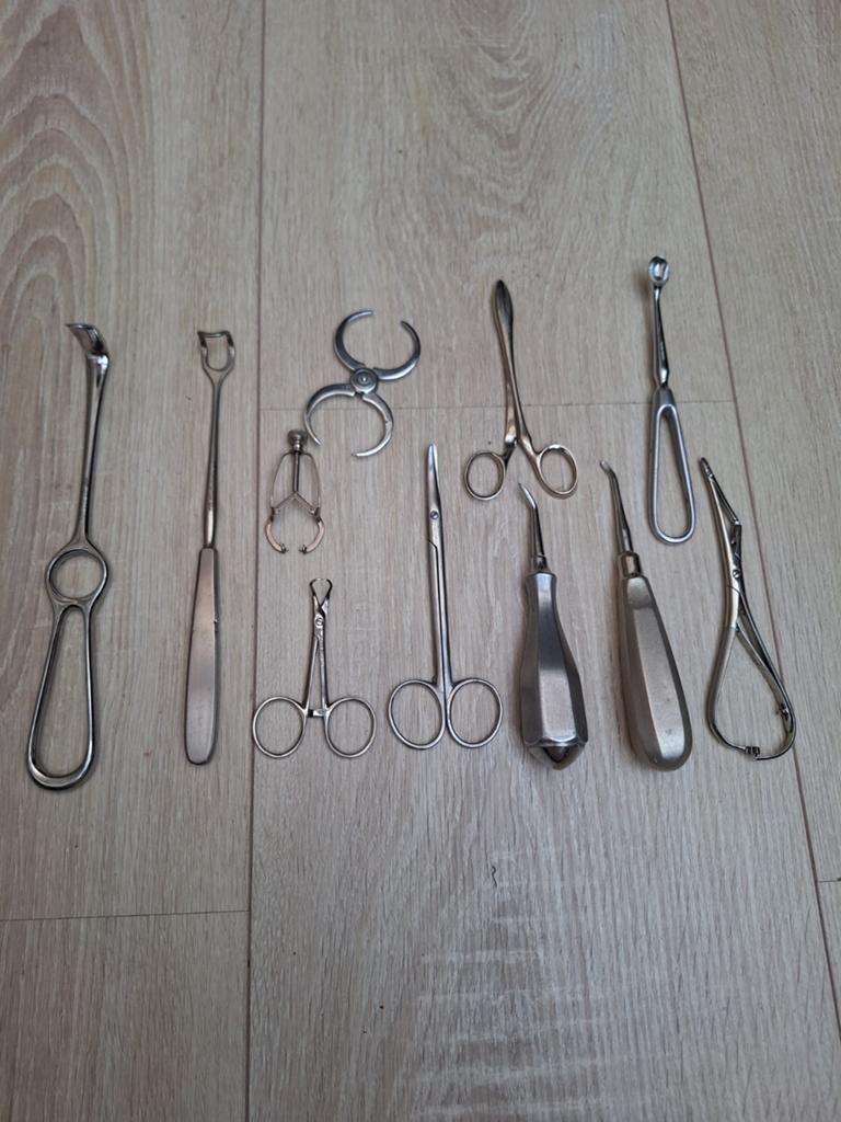 Vintage Medische Instrumenten Set - Chirurgisch Gereedschap, Ophalen of Verzenden