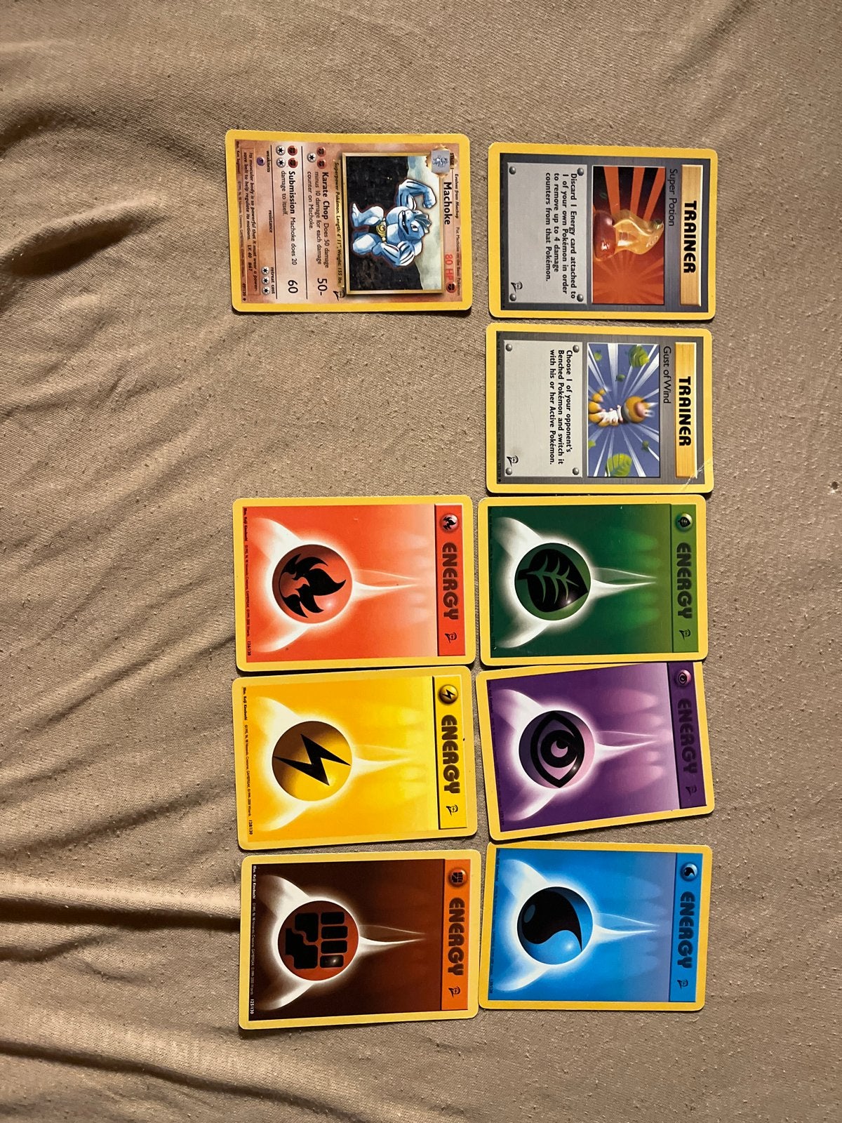 Pokémon Base Set 2 Bulk - Machoke, Trainers & Energiekaarten, Ophalen of Verzenden, Gebruikt, Meerdere kaarten