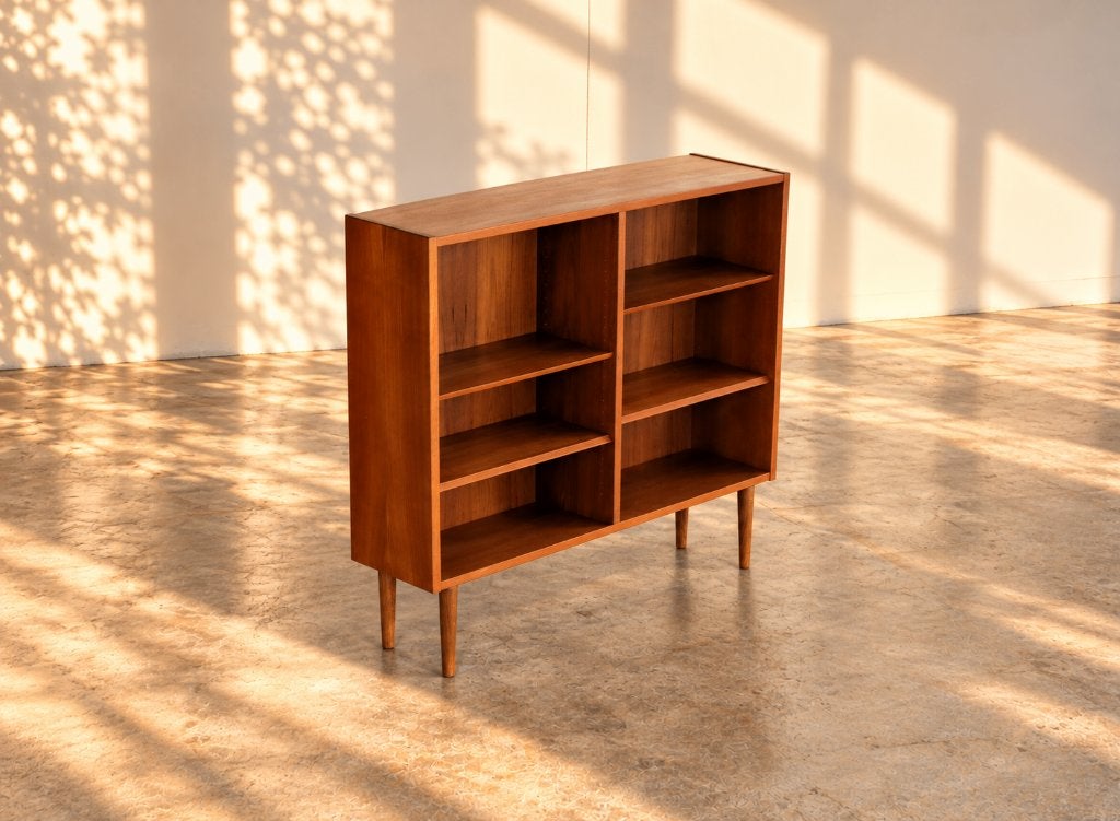 vintage teak boekenkast | kast | jaren 60 | Deens, Huis en Inrichting, Met plank(en), Gebruikt, ., Teakhout