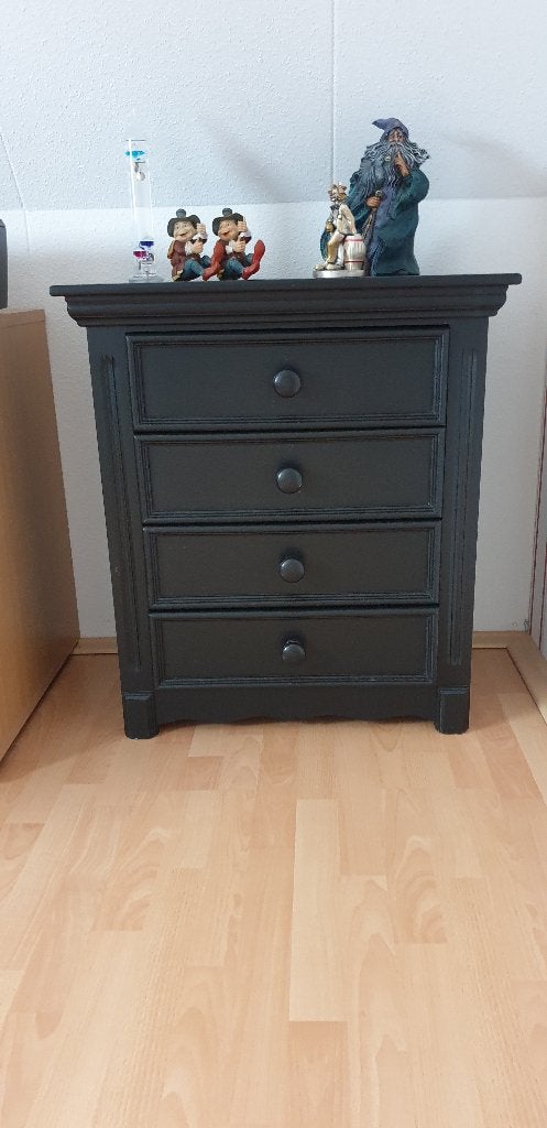 Ladekastje zwart, Ophalen, Minder dan 50 cm, Gebruikt, Minder dan 100 cm
