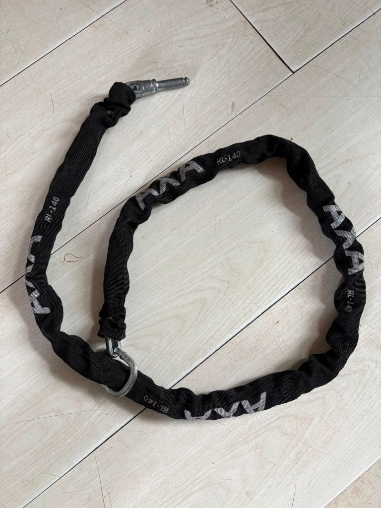Axa insteek kettingslot 120cm, Ophalen, Gebruikt, Insteekslot