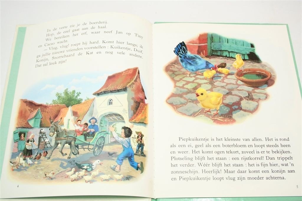Tiny Op De Boerderij — Nostalgisch Prentenboek 1975, Ophalen of Verzenden, Gelezen