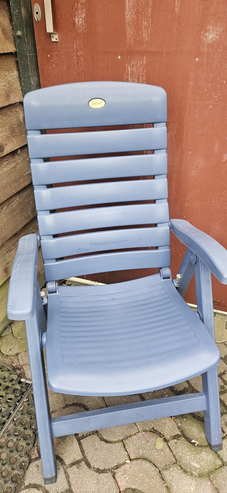 7 Hartman tuinstoelen met kussens, Tuin en Terras, Ophalen, Gebruikt, Kunststof
