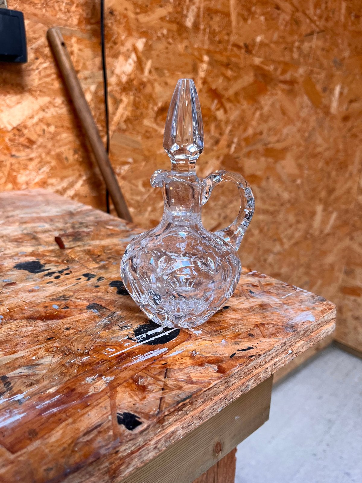 Diverse glazen decoratie en gebruiksvoorwerpen, Ophalen