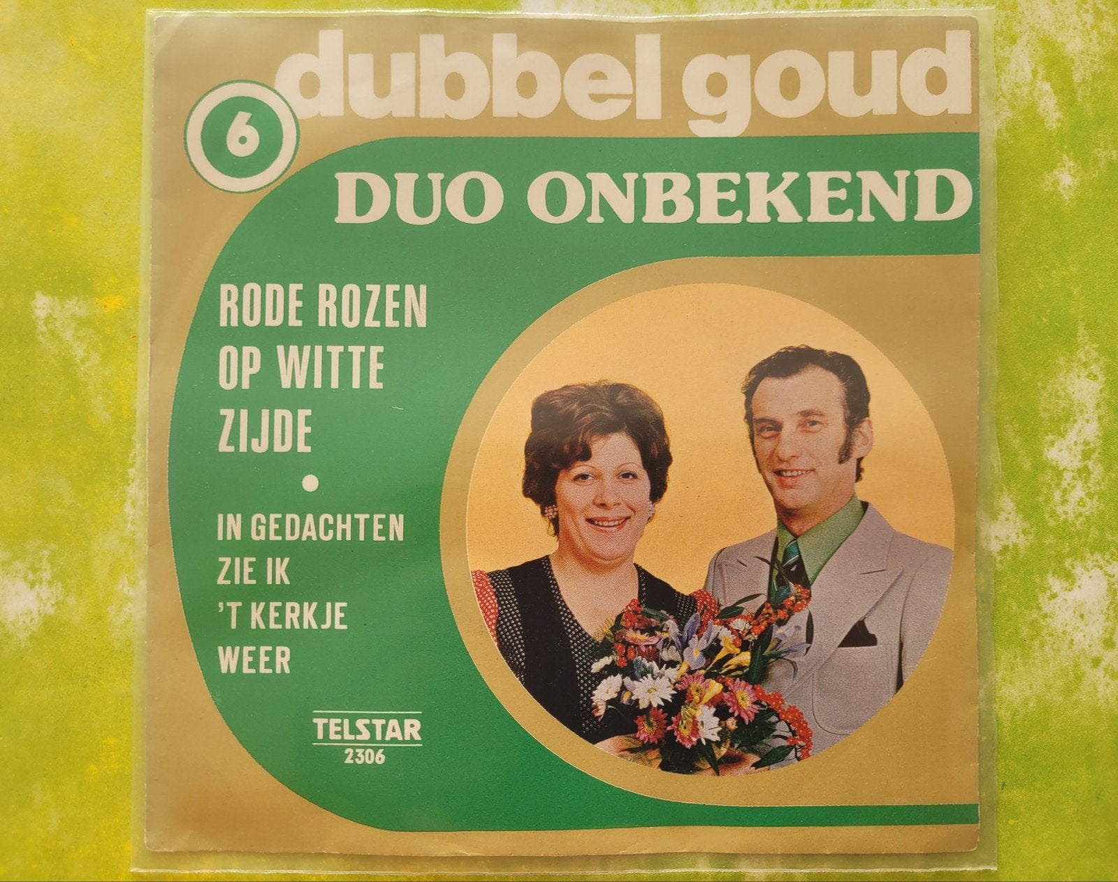 Duo Onbekend - Rode rozen op witte zijde., Ophalen, Zo goed als nieuw, Overige formaten, Levenslied of Smartlap