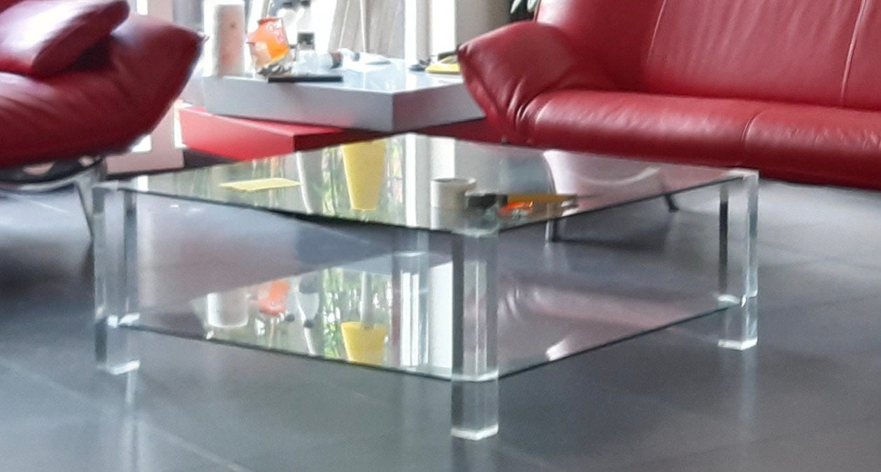 BOR - Design   tafel    The Hague      100-100-40, Ophalen, 100 tot 150 cm, Vierkant, 50 tot 100 cm