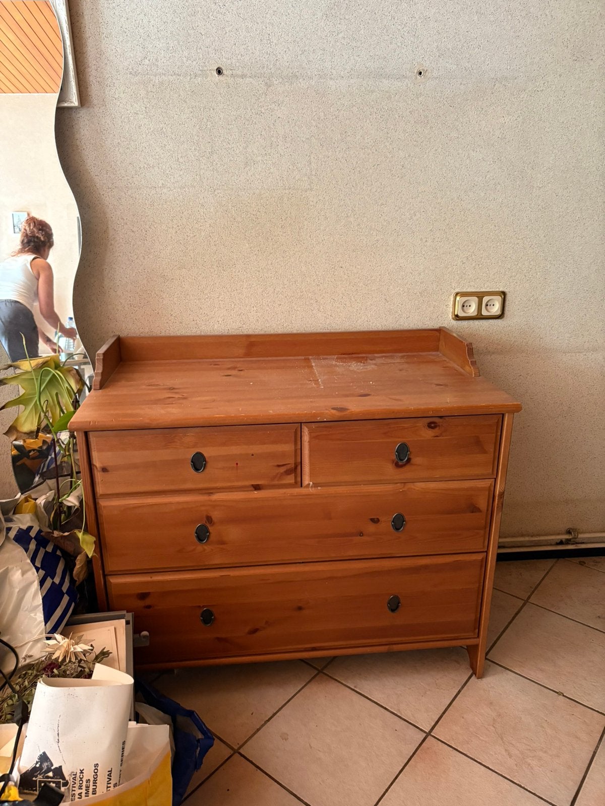 Ladenkast, Ophalen, 50 tot 100 cm, Zo goed als nieuw, 3 of 4 laden