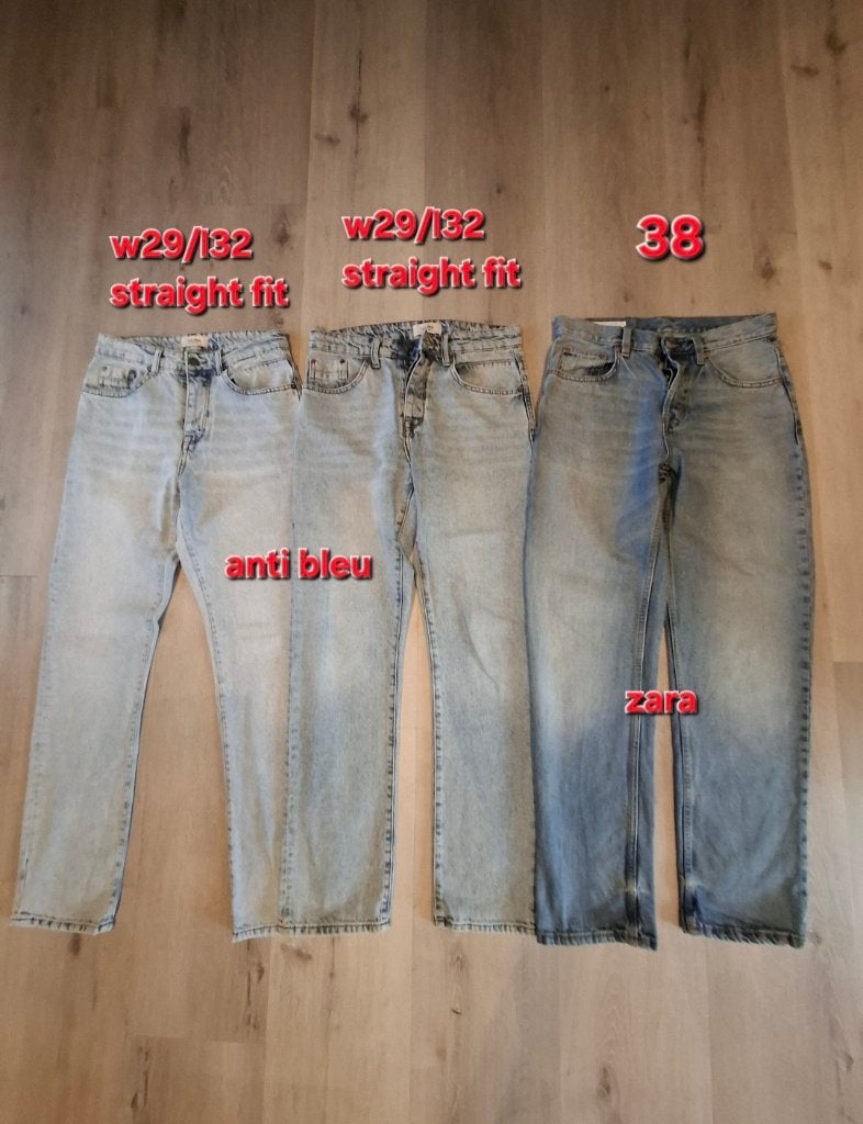 5 jongens/heren Spijkerbroeken, lengte 32, Ophalen of Verzenden, Zo goed als nieuw, Blauw, W32 (confectie 46) of kleiner