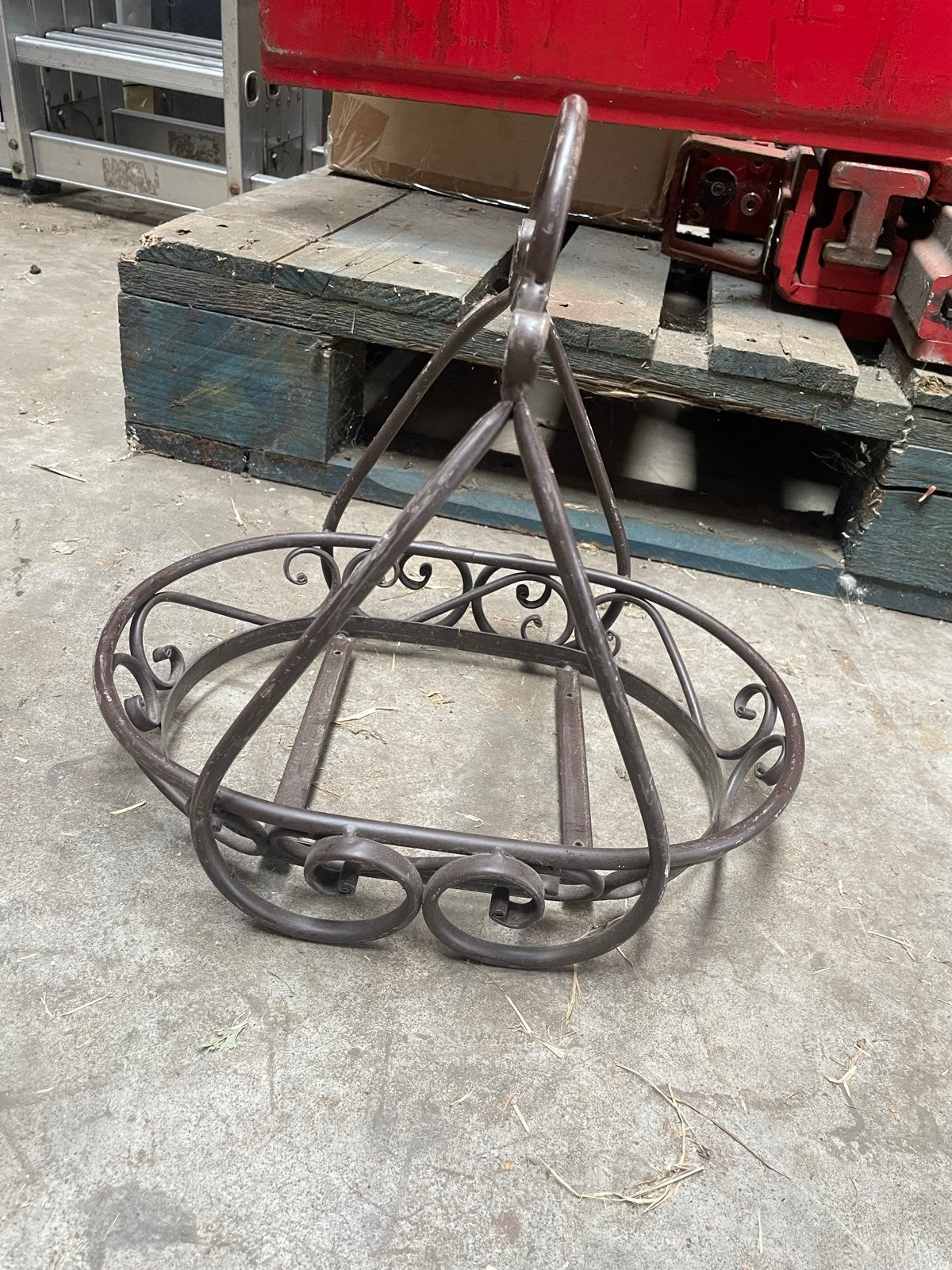 Decoratieve metalen houder - Vintage stijl, Antiek en Kunst, Antiek | Woonaccessoires, Ophalen of Verzenden