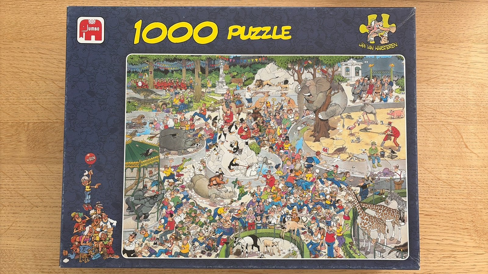 Jan van Haasteren - Artis (1,000 st), Hobby en Vrije tijd, Denksport en Puzzels, Ophalen of Verzenden, 500 t/m 1500 stukjes, Zo goed als nieuw