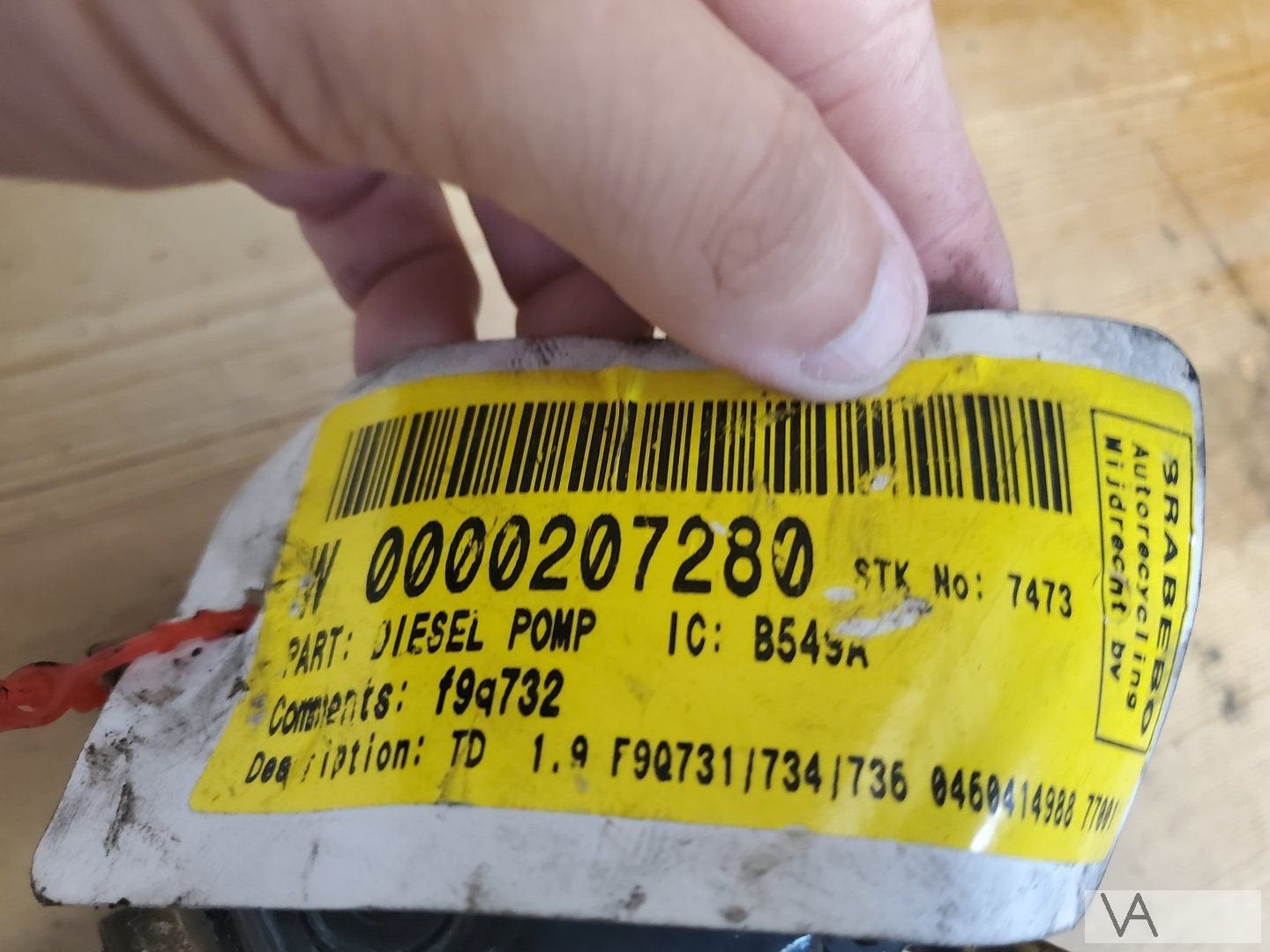 Renault Laguna 2 Kangoo Megane dieselpomp 1.9 dci 7700111010, Gebruikt, -, Renault, -