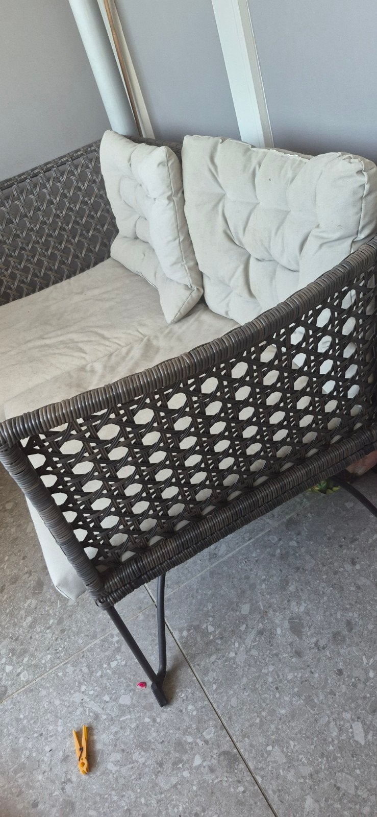 Ikea bank JUTHOLMEN, Tuin en Terras, Ophalen, Zo goed als nieuw, Kunststof