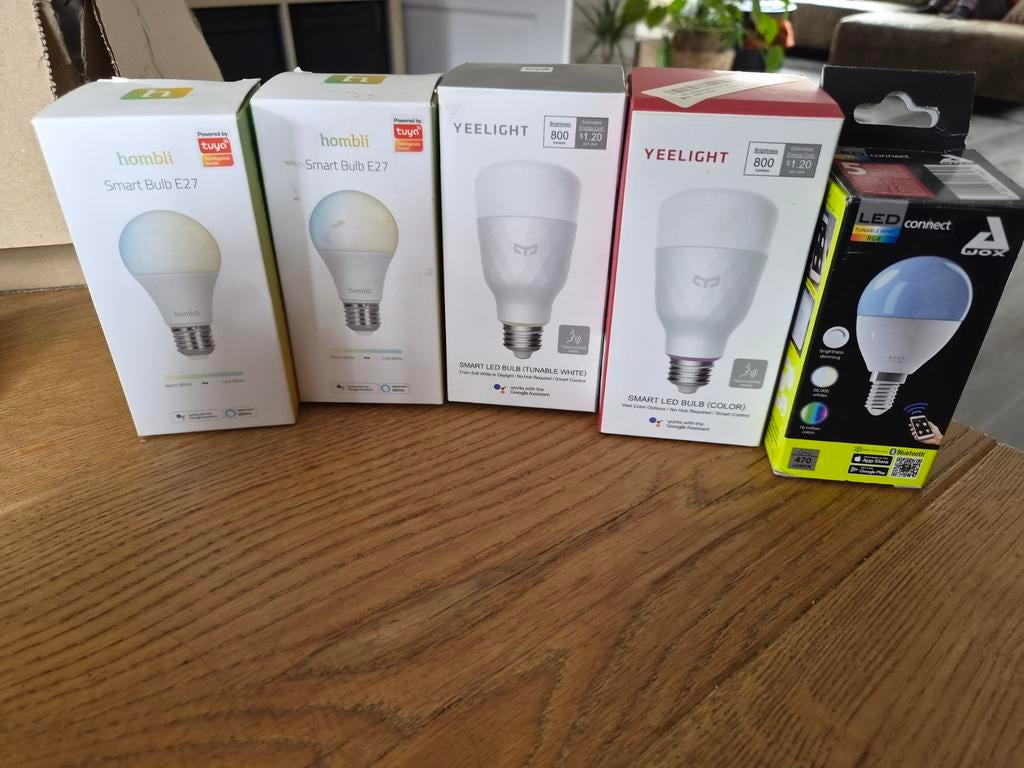 Yeelight smart led bulb & hombli smart bulb, Ophalen of Verzenden, E27 (groot), Led-lamp