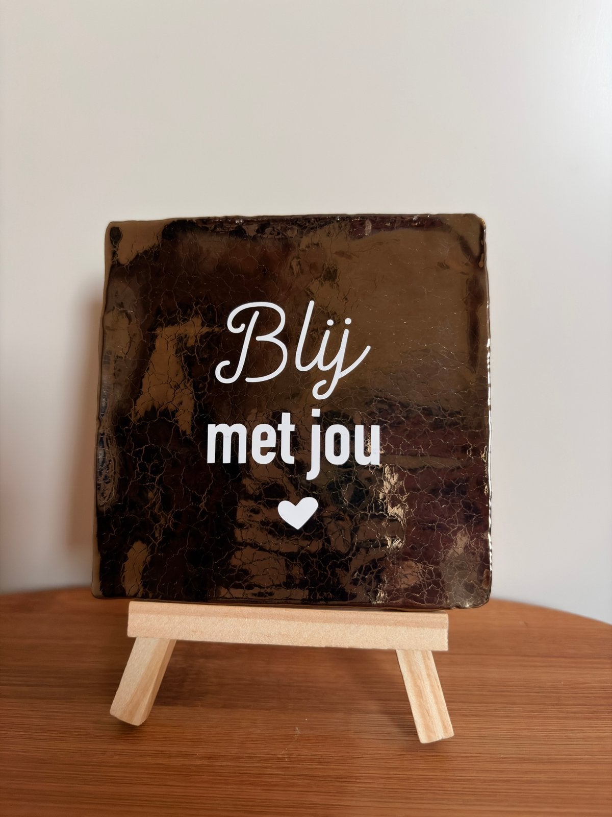 Tegeltje met tekst - 10x10, Tegeltje, Ophalen of Verzenden, Nieuw