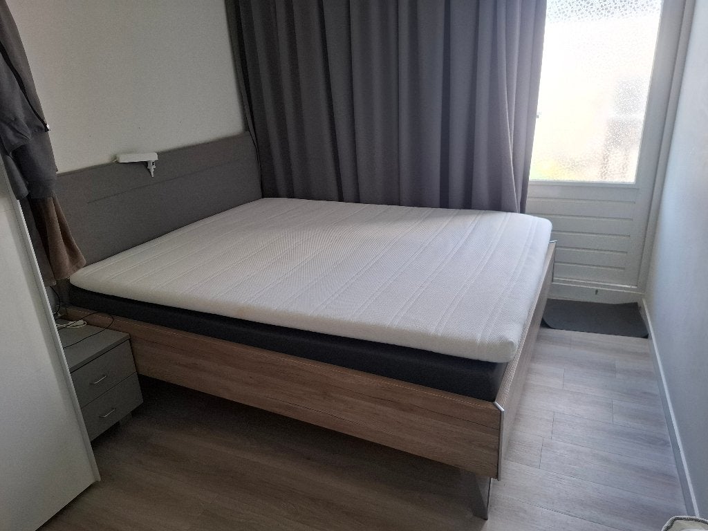 bed, Ophalen, Tweepersoons, Zo goed als nieuw, 200 cm