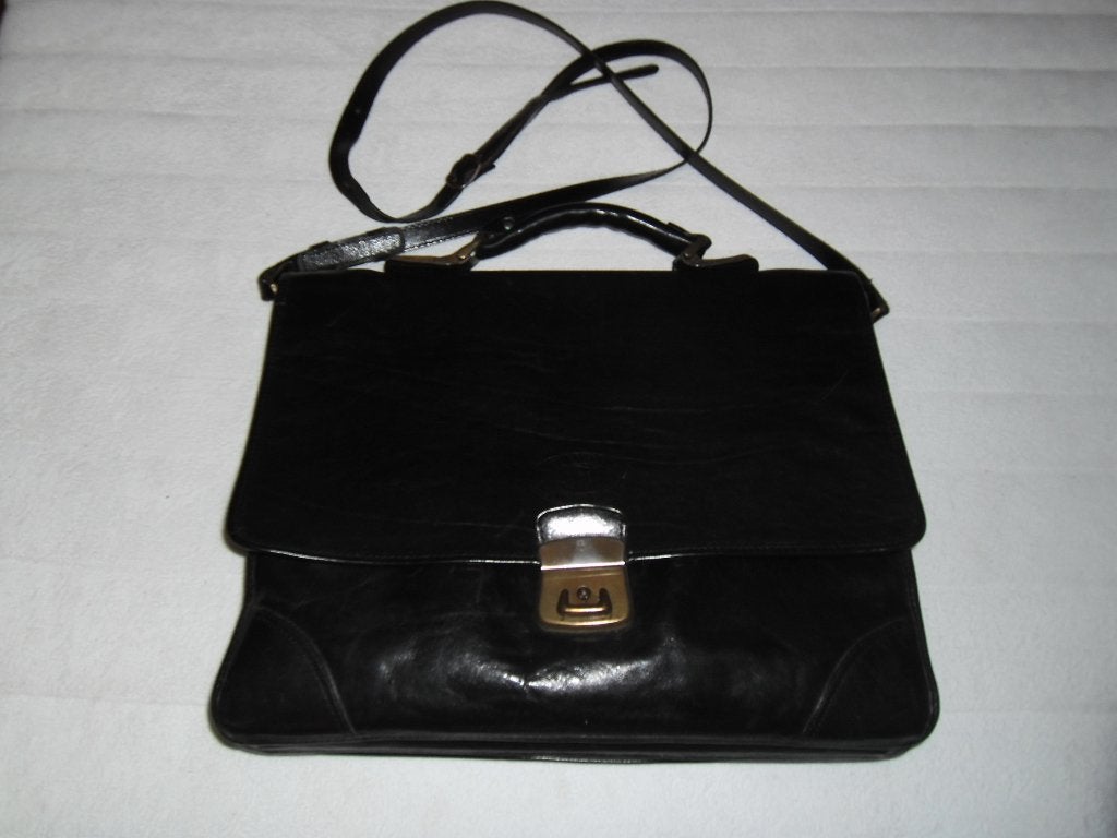 Tas Burkelys, Ophalen of Verzenden, Gebruikt, Zwart, Leer