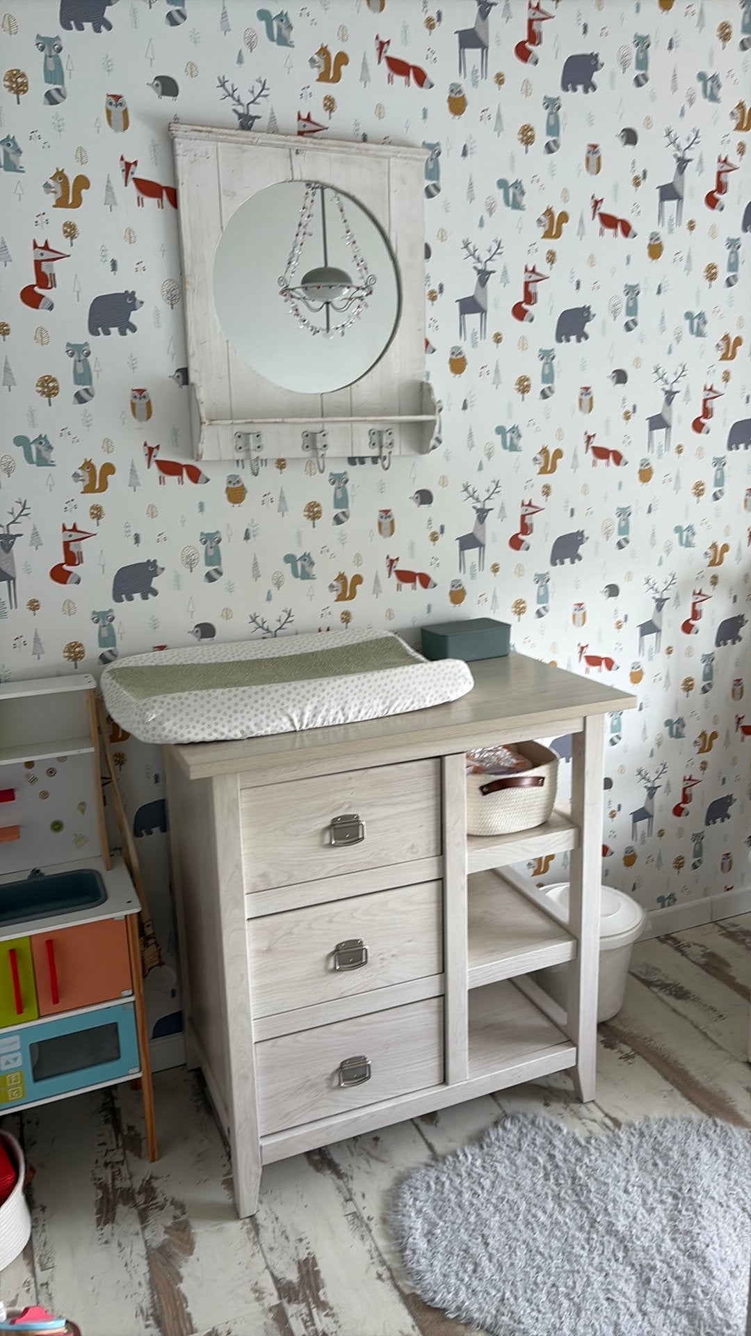 Mooie set babykamer met gebruikersporen., Ophalen, Zo goed als nieuw, Jongetje of Meisje