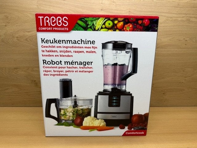 Keukenmachine Trebs 550 watt., 4 liter of meer, Eddiys, Espel, Nieuw
