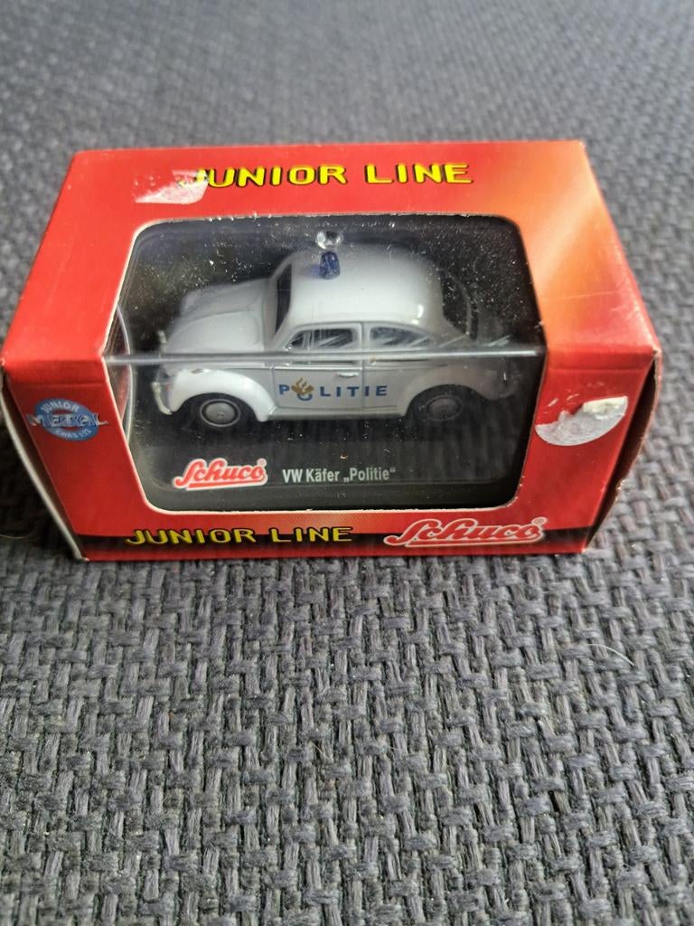 Schuco junior line vw kever "politie", Schuco, Auto, Germany /china, Ophalen of Verzenden