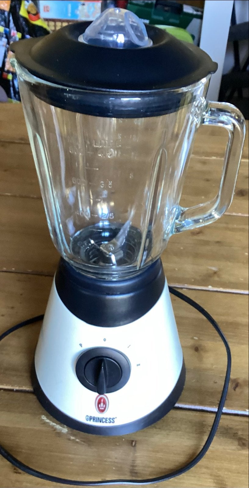 PRINCESS 212011 BLENDER VOOR OP HET AANRECHT 0.8l 300W ZWART, Ophalen of Verzenden, Zo goed als nieuw, Blender